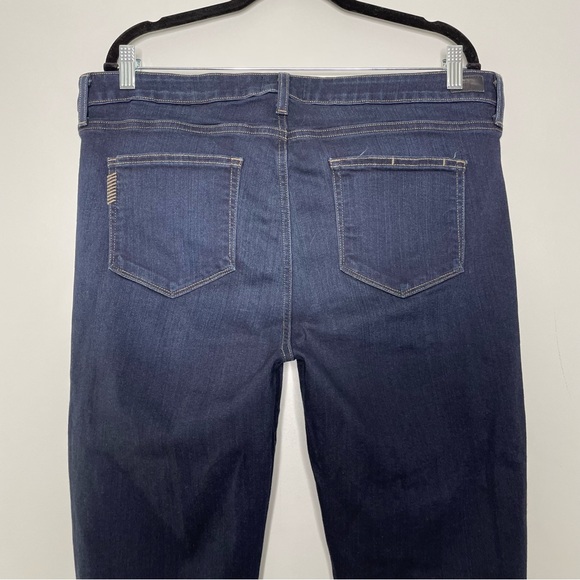 Paige Hoxton Ultra Skinny Jeans Stretchy Denim In Mona Dark Wash - Picture 6 of 9